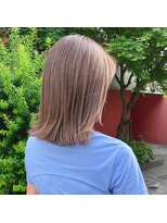 グランディール(grandir)&nbsp;「grandir」切りっぱなしボブ×シアベージュ