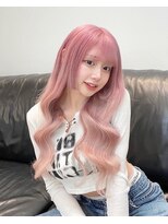 アンククロス 青山店(ANKH CROSS)&nbsp;《韓国ヘア》ペールピンクのロングスタイル（天水悠斗）