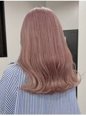 878ダスティーピンクロイヤルパープル波巻き艶感ショコラピンク