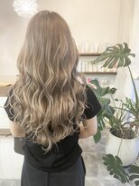 ヘアーサロン リベット(hair salon Libett)&nbsp;ハイトーンショコラベージュホワイトグレージュ
