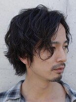 エリマ  茅ヶ崎(elima)&nbsp;S字のカールが人気のセンターパート×波巻きスパイラルパーマ