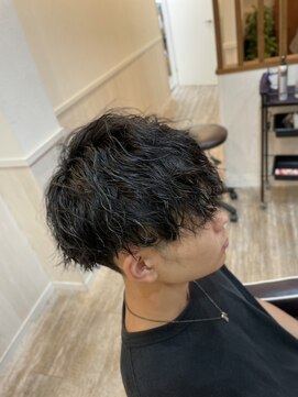 プリズム ヘアーデザイン みずほ台店 弱めツイスパ×ハンサムショート