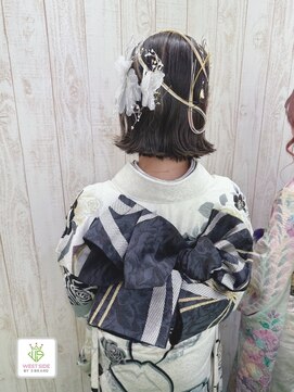 ウエストサイドバイエスブランド(WESTSIDE BY S BRAND) 2024年度成人式 ヘアセット&着付け