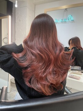 ブレンド 渋谷(BLend) ハイライトカラーマチルダボブインナーグレージュ前髪