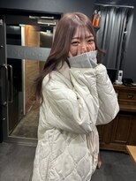 ボアップ 京橋店(boappu)&nbsp;#ブラウンカラー#透明感カラー#ブリーチカラー#ロングヘア