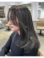 エヌ トーキョー(enu TOKYO) ハイライト グレージュ レイヤーカット