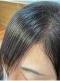 「ビフォーアフターあり」前髪矯正「縮毛矯正」