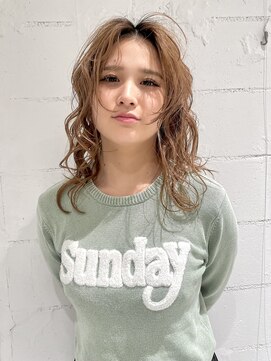 ブランコ 名古屋栄(BLANCO) 今日は巻きたい気分　顔周りレイヤーカット