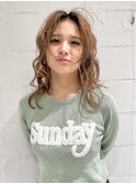 今日は巻きたい気分 顔周りレイヤーカット