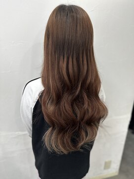 プルエクステのお店ネクスト(NEXT) #プルエクステ #赤茶 #インナーカラー #ミルクティーベージュ