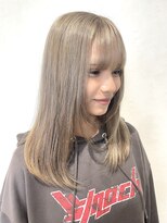 リサ グランシェ(RISA granche)&nbsp;ダブルカラー　グレージュ　ブリーチ