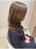 ナチュラルカール大人フェミニンロングくびれヘア絶壁アラサー