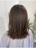 外はねレイヤー/ベージュカラー［池袋駅 髪質改善 ］