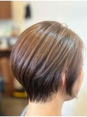 脱白髪　うる艶　パーソナルカラー×カット