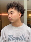 ソフトアフロくるくるパーマハードパーマ