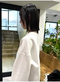 ［Ocean Hair&Life 水田］黒髪切りっぱなしボブスタイル☆