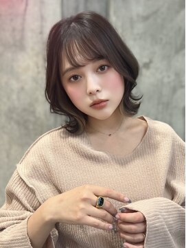 ルームバイシー 新宿(Loom. by Sea) メルチィカラー×似合わせカット【似合わせカット/レイヤー】