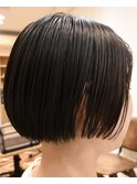 直毛さんでも髪が内に入ってまとまるボブ