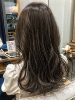 カルゥグラッシー(KALOU glassi)&nbsp;ミディアムヘア×オリーブカラー☆【中村隆寛】