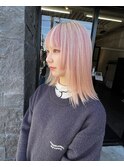 ハイトーンカラー×ナチュラルボブ/小倉