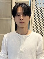 ゼストプール(ZEST POOL) men's センターパート ウルフカット 韓国ヘア