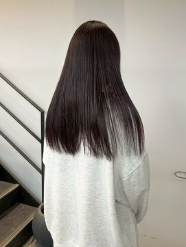 ヌープヘアーアイス(NUUP.hair ici) 【大人上品】暗めグレージュのやわ艶ロングスタイル◎