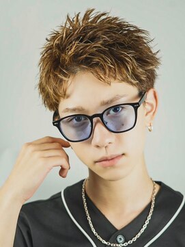 オーシャントーキョー 大阪(OCEAN TOKYO) ベリショスパイキーショートべリーショートアップバングメンズ