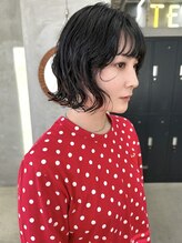 テトヘアー(teto hair)&nbsp;ボブパーマ　ニュアンスゆるめ　ホットデジタルパーマミニボブ