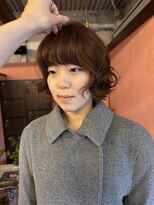 ニーム(nimes)&nbsp;ボブパーマドライパーマブラウンパーマミニボブパーマ