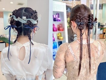 デコラ DECORの写真/【天文館】周りと差がつく☆最新トレンド◎のオシャレパーティーヘアをプロの技で♪崩れにくいのも安心♪