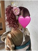 成人式ヘア♪盛り盛りサイドポニーヘア