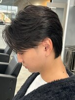 エルマーク 京都駅前(L-MARK) ニュアンスパーマ/センターパート/マッシュ/カルマパーマ/メンズ