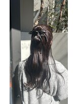 イヴォーク トーキョー(EVOKE TOKYO)&nbsp;ハーフアップアレンジ/結婚式お呼ばれヘア/ダウンスタイル