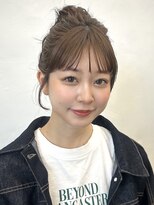 ガーデントウキョウ(GARDEN Tokyo)&nbsp;『ヘアアレンジ/お団子/モカブラウン/ブリーチなしベージュ』