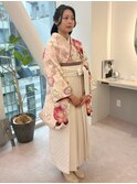 袴着付け/袴/卒業式着付け/着物/袴着付/袴ヘアセット/袴ヘアア