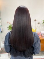 ヘアー アイス カンナ(HAIR ICI Canna) ダークラベンダーカラーと質感再整カラーで叶える艶髪