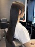 【ケラスターゼ保湿トリートメント付】カット+「髪質改善」縮毛矯正￥22000