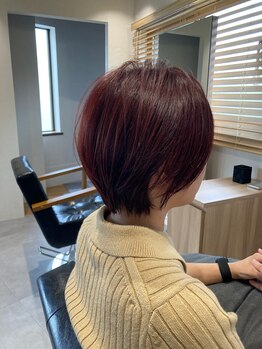フォレスト(Forest)の写真/【岸辺】骨格補正×似合わせカットで360度美しいショートへ◇手ぐしでまとまる再現性の高さが魅力♪