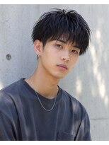 MEN's Baguz MEN'Sカット/ MEN'Sパーマ/ MEN'Sカラー 韓国マッシュ×束感ニュアンスウェーブパーマシースルーバング