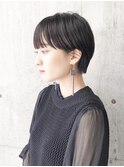 黒髪小顔ショートボブワンレン/20代30代40代50代60代