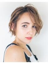 ピズム(PISM) 耳かけニュアンスイメチェンボブ/フォギーベージュ