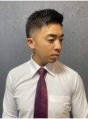 ビジネス×７：３分け<理容室>立川/美容院/美容室/床屋/メンズ