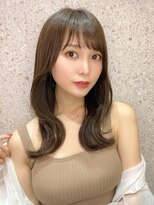 ルームバイシー 新宿(Loom. by Sea)&nbsp;大人ガーリー×チョコレートカラー【髪質改善/新宿/韓国風前髪】