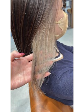 ネイロ 錦糸町(NeiRo) 縮毛矯正ミニウルフテラコッタデジタルパーマくすみブルー