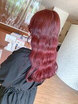 if&nbsp;チェリーレッド×韓国風スタイリング