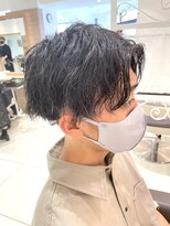 アッシュ 十日市場店(Ash)&nbsp;波巻きパーマ30日後カットスタイル