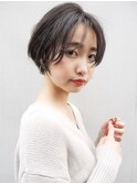 【morio札幌】札幌ショート 大人かわいい黒髪ショートボブ