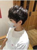 韓国風シャドウパーマ