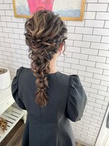 リール(THE RIRE.)&nbsp;＊THE  RIRE. お呼ばれロングアレンジ×編みおろしヘア＊