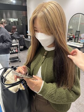 ココット 京橋店(cocotte) 逆インナーカラー